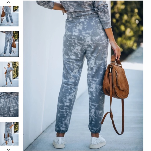 NWT Vici Tie Dye Knit Joggers - Picture 3 of 3